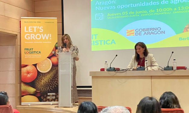 El Gobierno de Aragón y Fruit Logística, juntos para impulsar la agroexportación