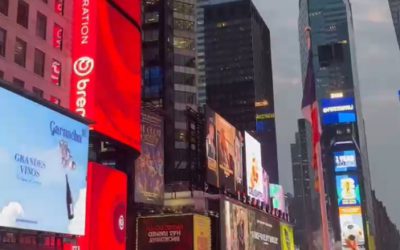 La Garnacha de Zaragoza reivindica su internacionalización en Times Square