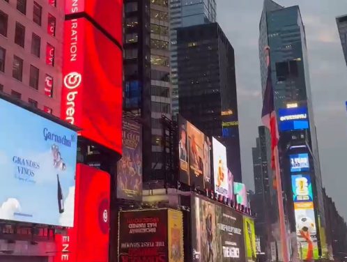 La Garnacha de Zaragoza reivindica su internacionalización en Times Square