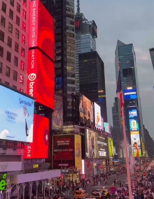 La Garnacha de Zaragoza reivindica su internacionalización en Times Square