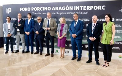 El presidente Azcón ensalza el papel vertebrador del sector porcino en Aragón