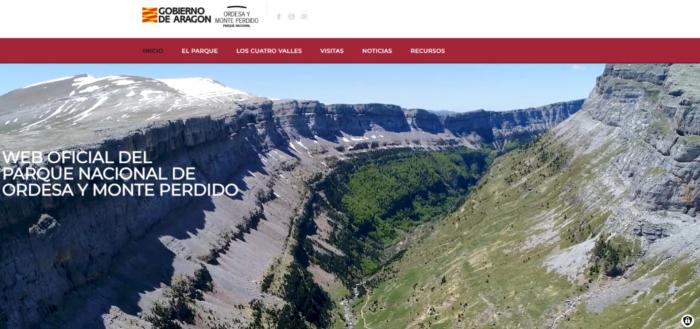 El Parque Nacional de Ordesa y Monte Perdido estrena nueva web