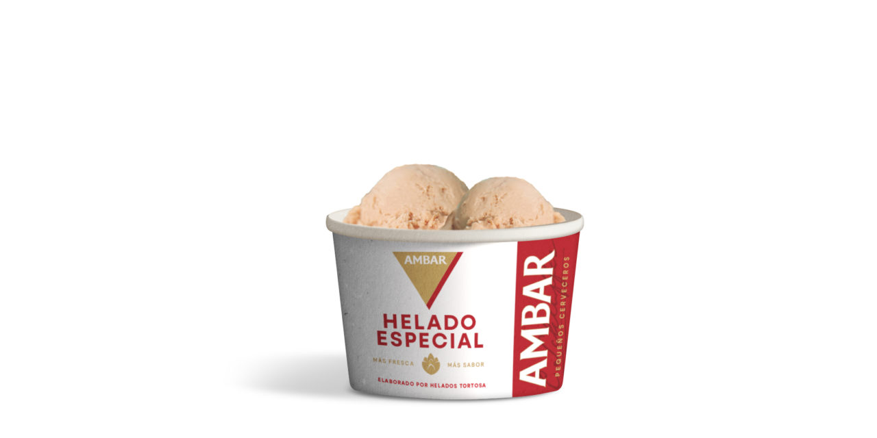 Ambar se une a Helados Tortosa para crear su propio helado de cerveza