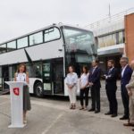 Los tres nuevos autobuses turísticos 100% eléctricos ya están en Zaragoza