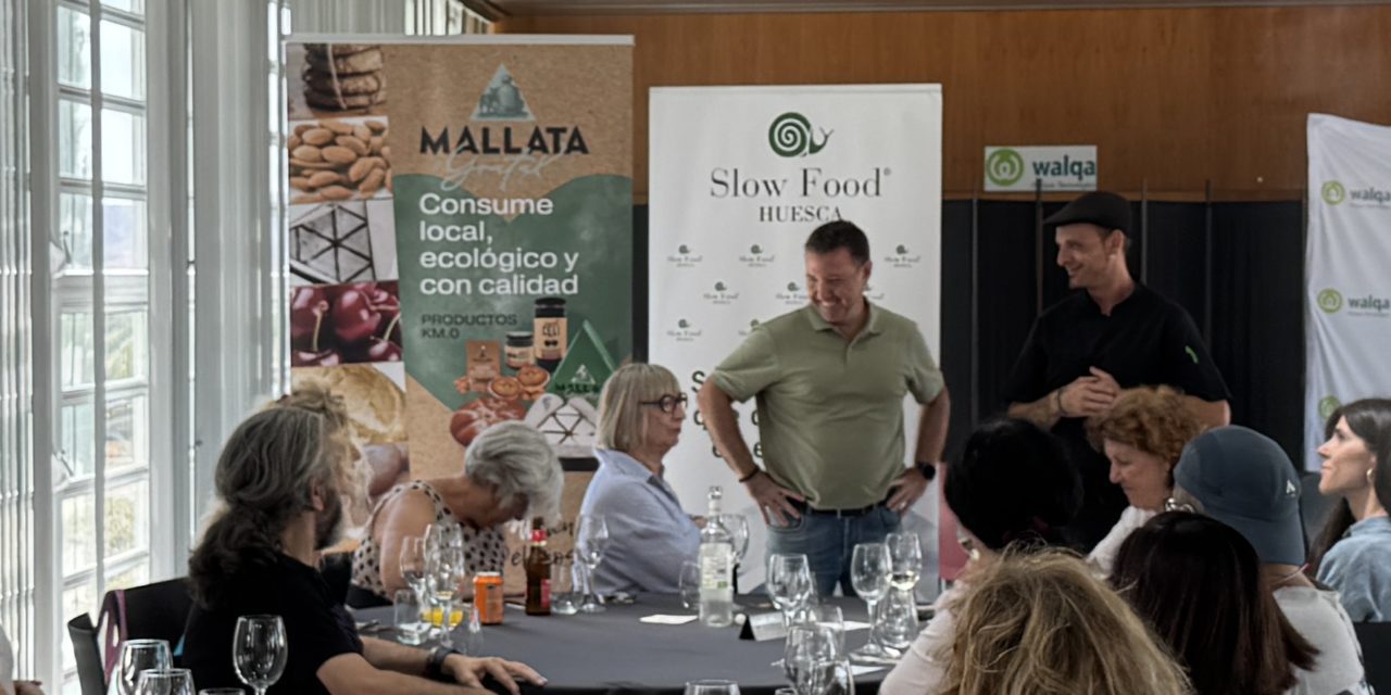 Éxito del primer “Encuentro con Sabor” y, previamente, del maridaje de temporada de Slow Food Huesca