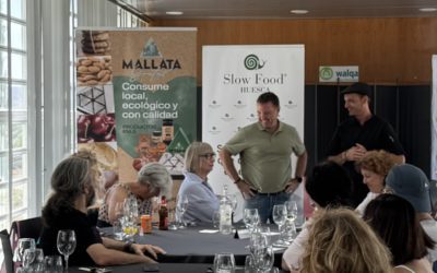 Éxito del primer “Encuentro con Sabor” y, previamente, del maridaje de temporada de Slow Food Huesca