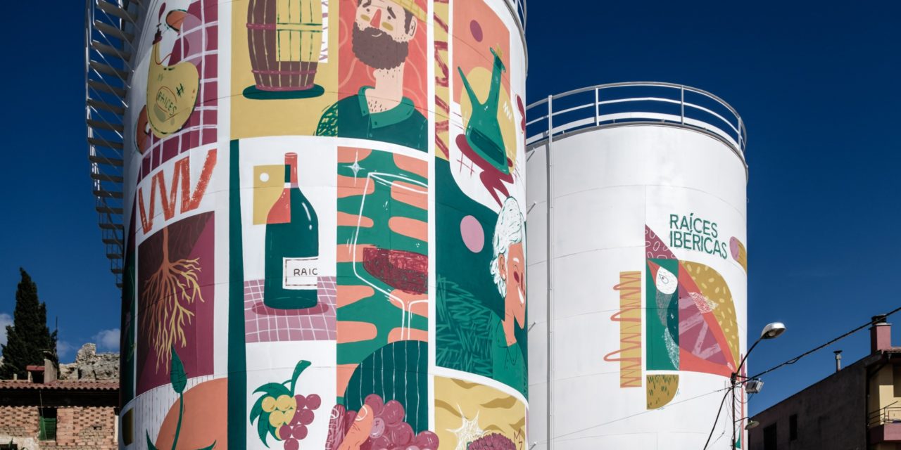 Raíces Ibéricas lanza la segunda edición de su concurso de arte urbano en Maluenda para celebrar la vendimia