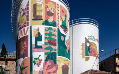 Raíces Ibéricas lanza la segunda edición de su concurso de arte urbano en Maluenda para celebrar la vendimia