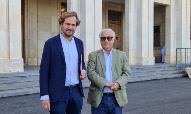 El consejero Javier Rincón y el eurodiputado Borja Giménez Larraz debaten sobre el futuro de la PAC