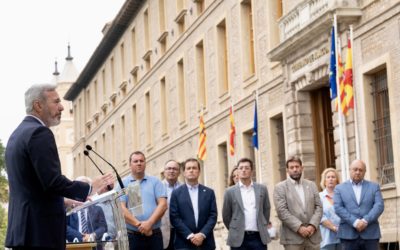 El presidente Azcón, las organizaciones agrarias y Cooperativas Agroalimentarias de Aragón firman un acuerdo para hacer frente a la nueva propuesta de la PAC