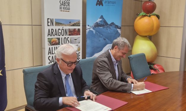 Aragón Alimentos y el Grupo Aramón firman un convenio para impulsar la promoción de los alimentos de Aragón en las estaciones de esquí