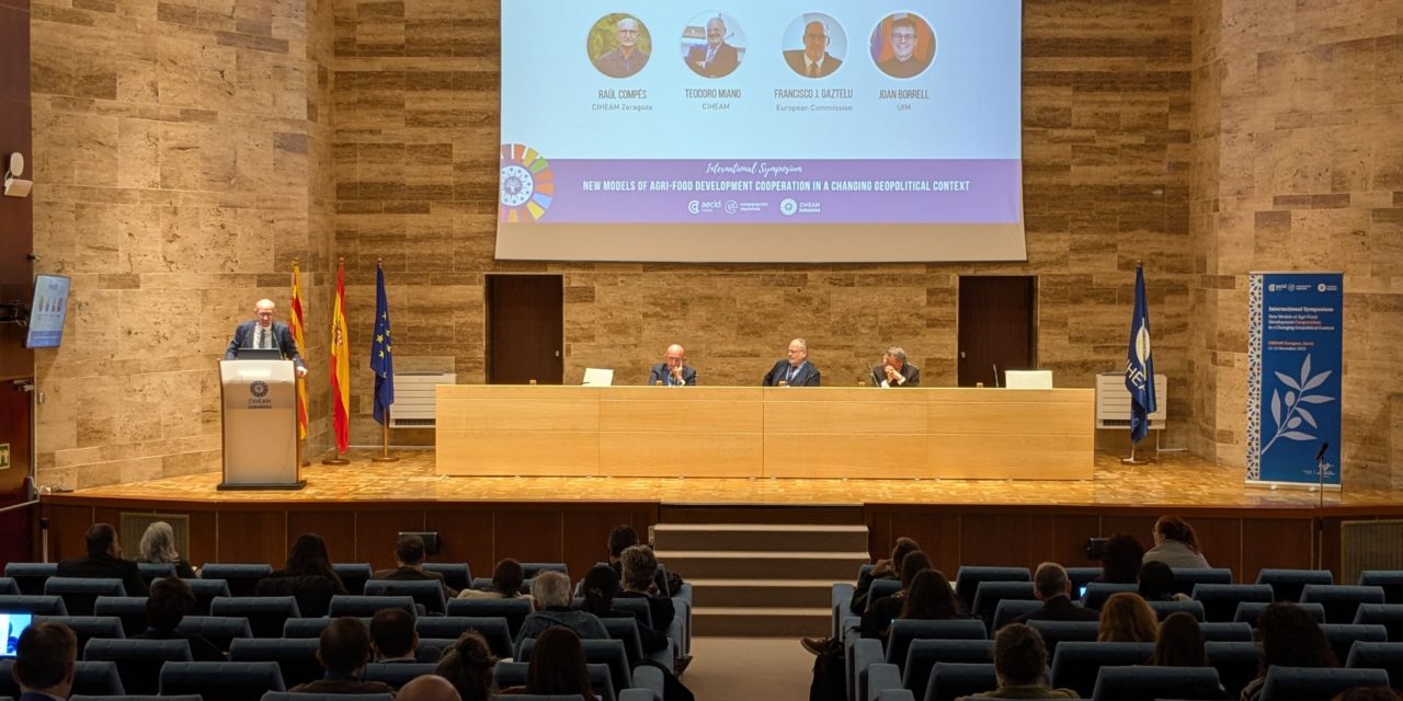 El CIHEAM Zaragoza inaugura un simposio internacional sobre el futuro de la cooperación agroalimentaria en un contexto de crisis geopolítica