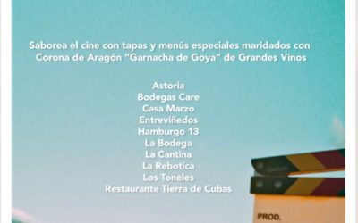 El Ayuntamiento de Cariñena organiza las IV Jornadas de Cine, Vino y Gastronomía dentro de la programación de Ciudad Europea del Vino