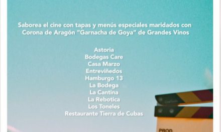 El Ayuntamiento de Cariñena organiza las IV Jornadas de Cine, Vino y Gastronomía dentro de la programación de Ciudad Europea del Vino