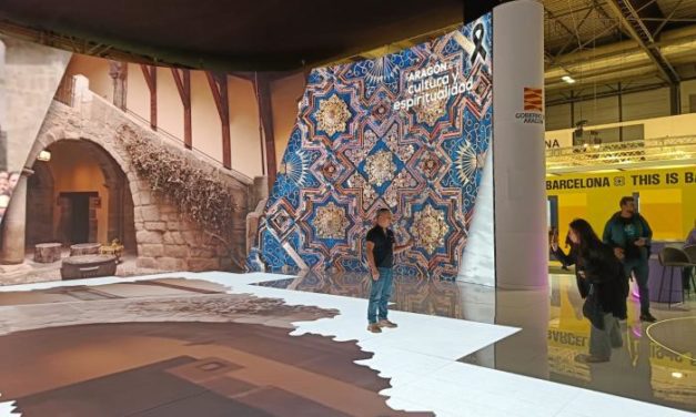 El stand de Aragón en FITUR apuesta por la tecnología inmersiva con más de 90 piezas audiovisuales distintas