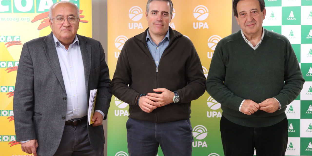 ASAJA, COAG y UPA lanzan un proceso de movilizaciones en toda España por la “complicada situación” que atraviesa el sector