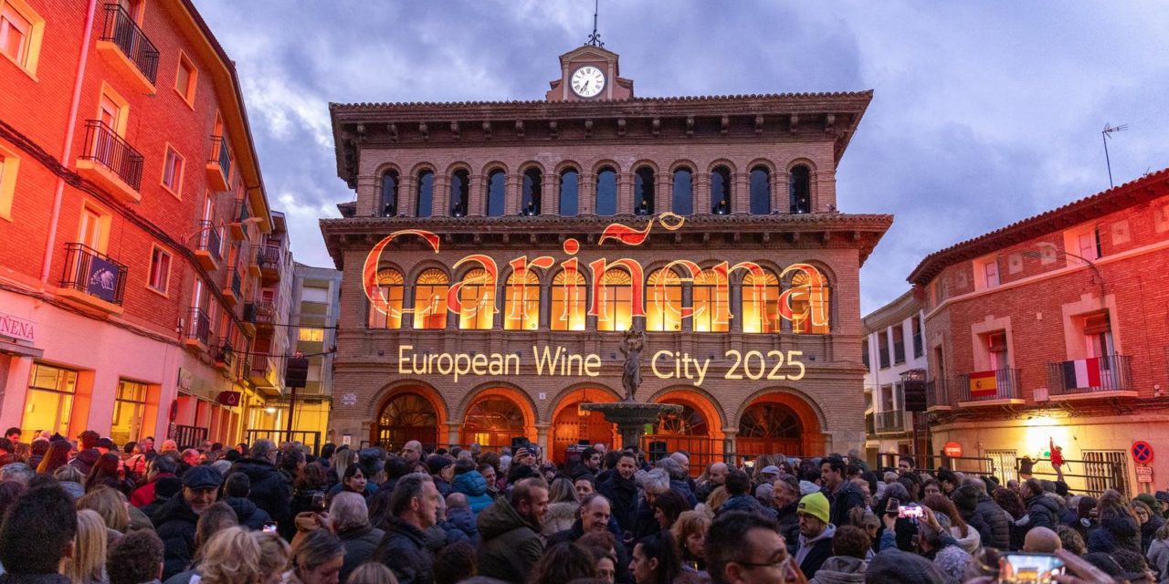 Cariñena se ha despedido como Ciudad Europea del Vino 2025 con un brindis por el éxito logrado y por la continuidad de su legado