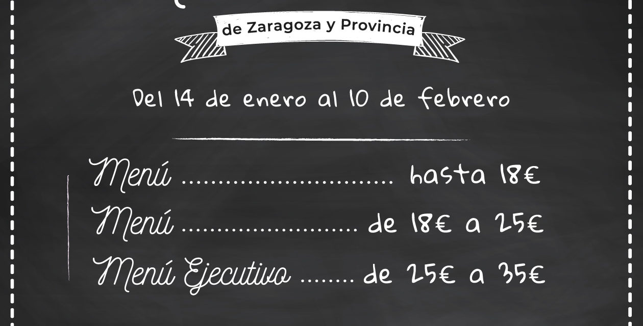 El público elige los mejores menús del día de Zaragoza y provincia