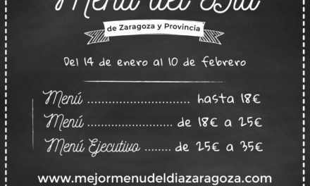 El público elige los mejores menús del día de Zaragoza y provincia