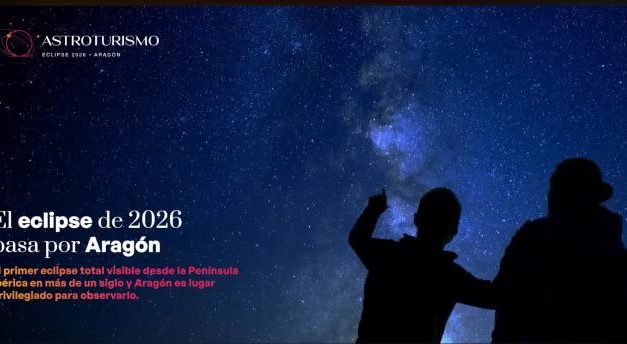 Turismo de Aragón lanza una web sobre el eclipse solar total de agosto