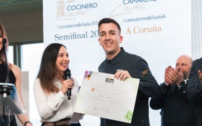 Javier Jiménez, ganador del premio Florette como Camarero del Año con un plato único