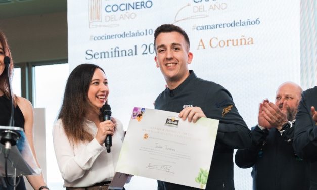 Javier Jiménez, ganador del premio Florette como Camarero del Año con un plato único