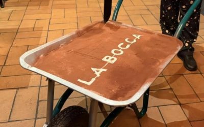 El tiramisú más grande de Zaragoza llegó en carretilla