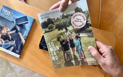 La Ruta del Vino Somontano apuesta por la primera guía de segunda mano para un turismo responsable