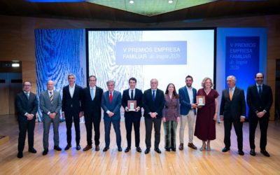 Las centenarias Pastelería Ascaso y  Pastas Romero, reconocidas en los V Premios Empresa Familiar de Aragón como referentes de continuidad generacional, innovación y compromiso con el territorio