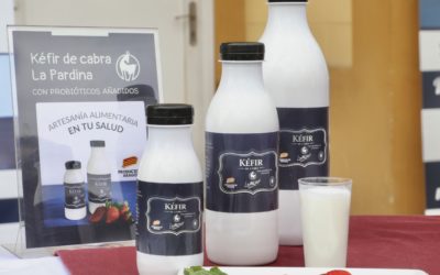 Quesos La Pardina presenta el primer kéfir de leche de cabra de Aragón