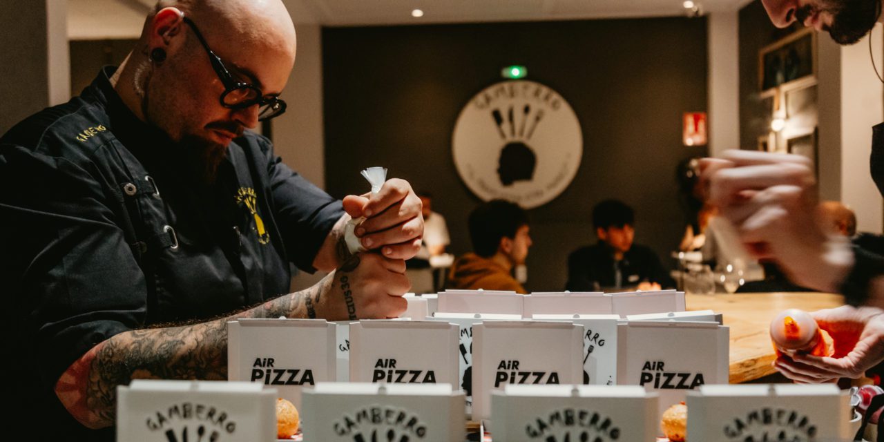 Menú degustación Gamberro, 17 pases,  80 euros; excelente relación calidad-precio