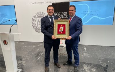 Alberto Jiménez Schuhmacher recoge el Premio Lanzón 2025 que otorga la Asociación Provincial de Pasteleros de Zaragoza y Provincia