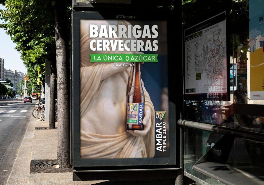 El mito de la “barriga cervecera” a debate: Ambar lanza su campaña de la única cerveza 0,0 y sin azúcar del mercado