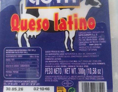 Aragón comunica a la Agencia Española de Seguridad Alimentaria la detección de listeria en queso fresco de vaca