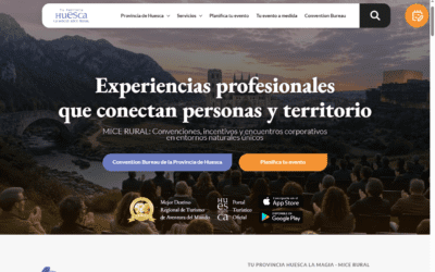La Diputación pone en marcha la web del MICE Rural y abre el Convention Bureau de la provincia de Huesca