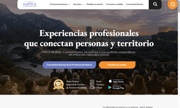 La Diputación pone en marcha la web del MICE Rural y abre el Convention Bureau de la provincia de Huesca