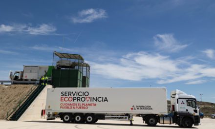 El servicio Ecoprovincia de la Diputación de Zaragoza ya ha reciclado más de 200 000 toneladas de basura del contenedor verde en los 265 municipios adheridos