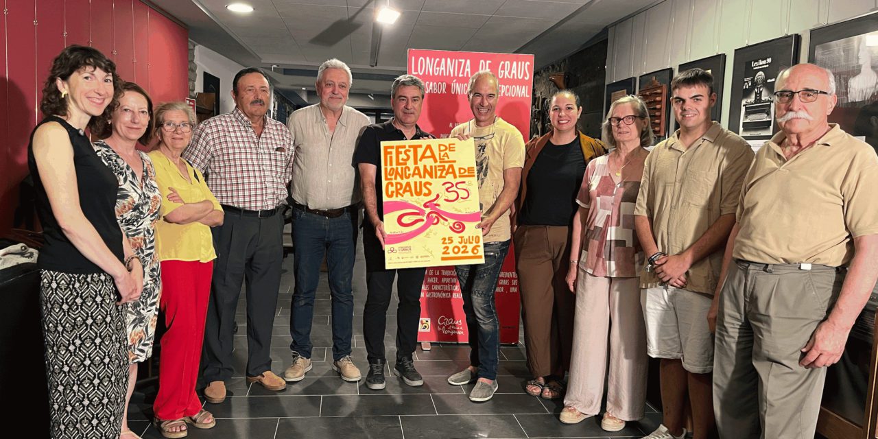 La XXXV Fiesta de la Longaniza de Graus ya tiene cartel: empieza la cuenta atrás hacia el 25 de julio