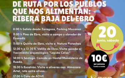 Pon Aragón en tu mesa impulsa nuevas rutas agroalimentarias y un espacio web para descubrir el Aragón rural a través de sus alimentos
