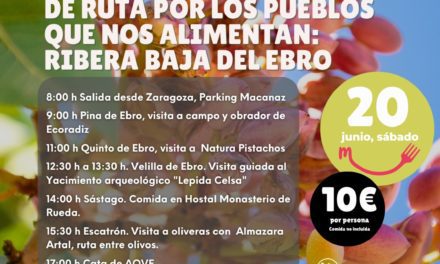 Pon Aragón en tu mesa impulsa nuevas rutas agroalimentarias y un espacio web para descubrir el Aragón rural a través de sus alimentos