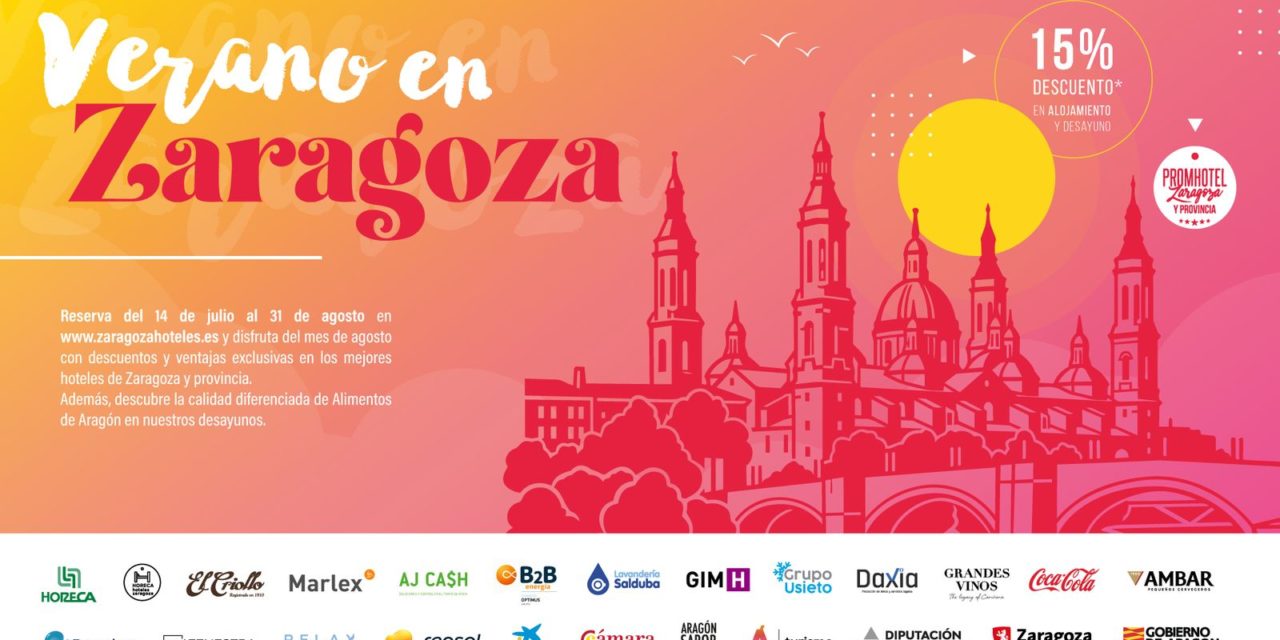 Horeca Hoteles Zaragoza lanza una promoción con un 15% de descuento en 19 establecimientos para un verano de arte, sabor y astronomía