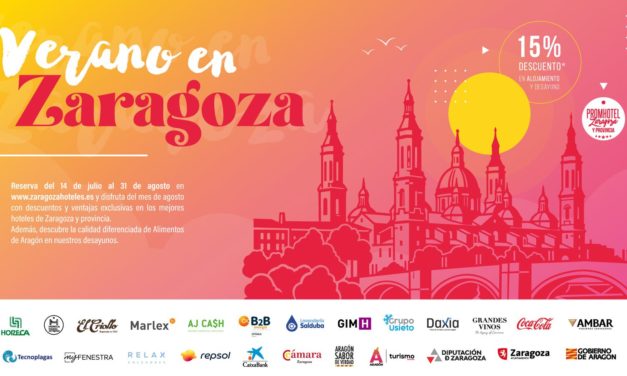 Horeca Hoteles Zaragoza lanza una promoción con un 15% de descuento en 19 establecimientos para un verano de arte, sabor y astronomía