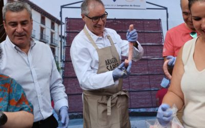 Carmelo Bosque inaugura el Longaniza Fest y Graus se prepara para el gran día de su Fiesta de la Longaniza
