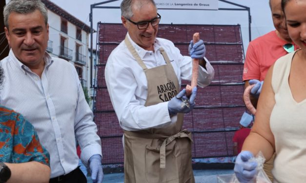Carmelo Bosque inaugura el Longaniza Fest y Graus se prepara para el gran día de su Fiesta de la Longaniza