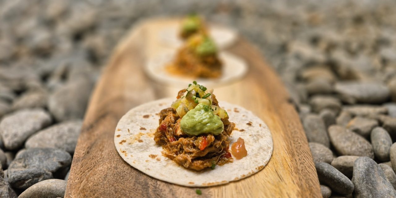 Tacos de Ternasco de Aragón al pastor en el Festival Vino Somontano 2026