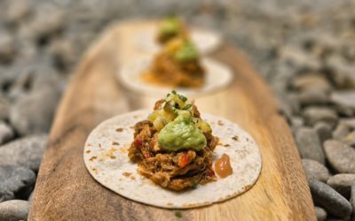 Tacos de Ternasco de Aragón al pastor en el Festival Vino Somontano 2026