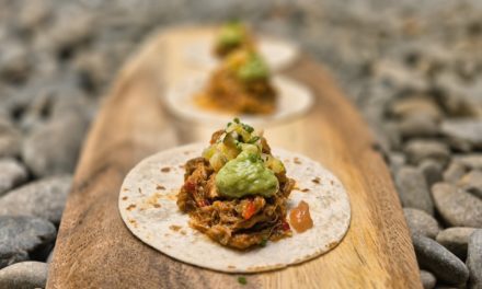 Tacos de Ternasco de Aragón al pastor en el Festival Vino Somontano 2026