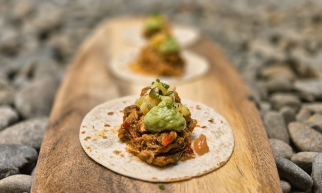 Tacos de Ternasco de Aragón al pastor en el Festival Vino Somontano 2026