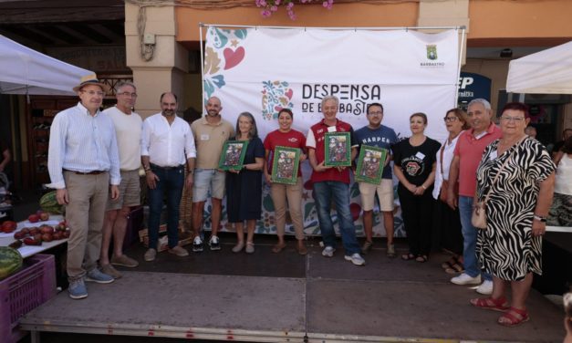 Barbastro premia a los mejores productos de su huerta en la XXVI Muestra de Frutas y Hortalizas