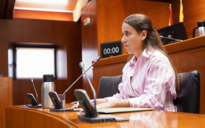 María Nogueras defiende en las Cortes un modelo turístico competitivo y arraigado en el territorio aragonés